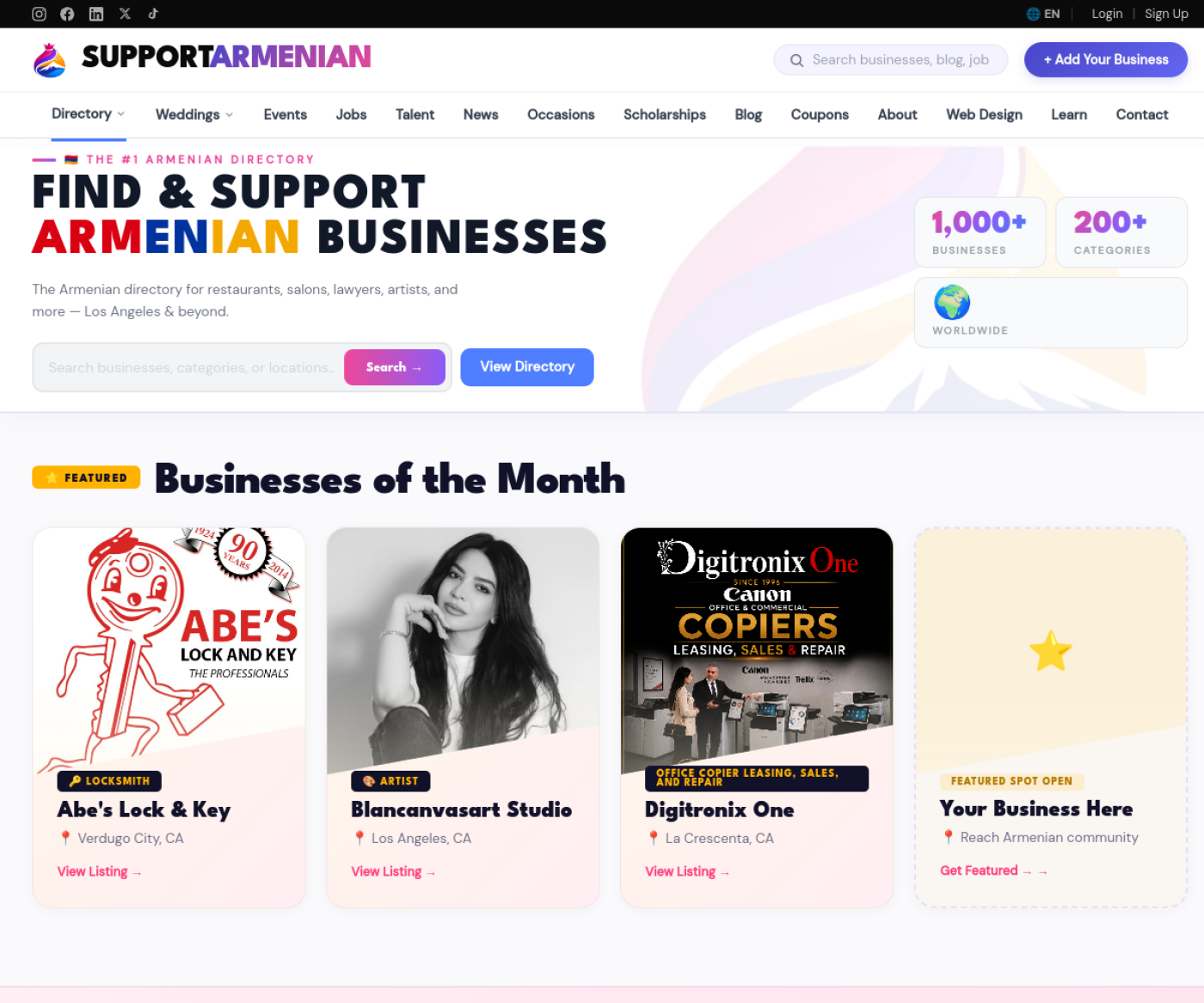 Support Armenian